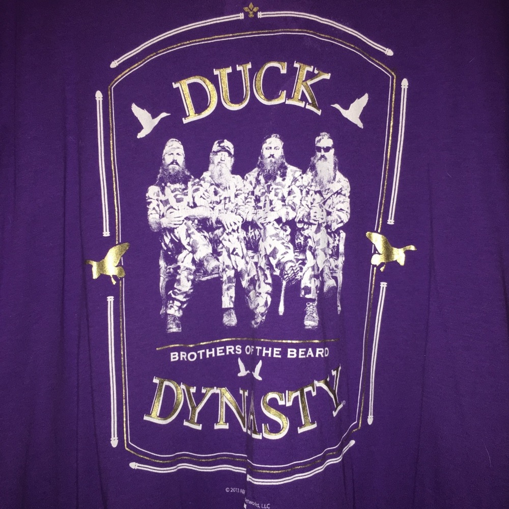 Duck Dynasty Purple Shirt